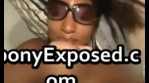 Ebony Whore in Shades Fucked Part2