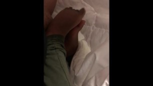 Ebony Teen Foot Play