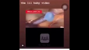 Rapper Lil Baby getting Head