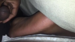 Sleepy Ebony Sole Fuck Pt. 1