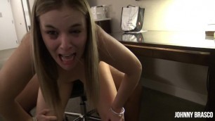 Blonde PAWG Riding Dick and Screaming