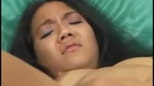 Sexy Asian Girl Smoking and Masturbating Part1