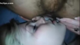 British Girl Smelling and Licking Guy's Ass and Cock