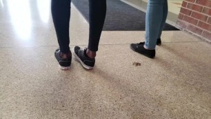 Lavina and Friend Shoes Candid