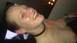 Glory Hole at an Adult Arcade getting Cum all over my Face