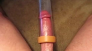 Vacuum Sucking my Dick Makes me Cum