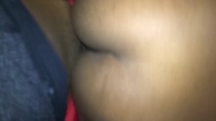 Fucking ebony for a late night anal quickie