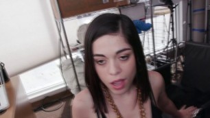 Naughty Art student loves when her pussy is fucked by a big black cocks like this one.
