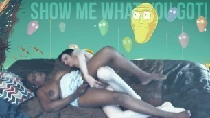 Interracial couple squirting in the multiverse! First new studio shoot