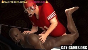 Footballer fucks ebony bottom boy, 3d gay videogame