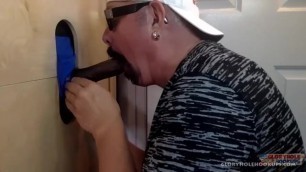 Swallowing Big Black Meat At The Gloryhole