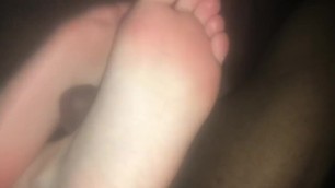 Solejob & Sole fuck from random country girl I met on Tinder