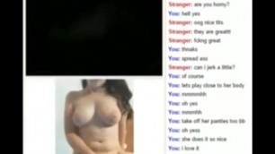 ChAt girl wakes up and gives a blowjob in omegle