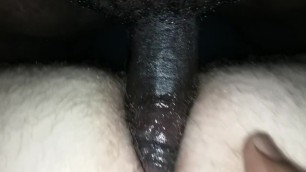 White bottom takes black cock bareback