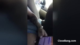 Mexican Girl Sucks My Black Cock In The Car