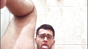 Fucking my ass hard with my black dildo until I cum  I need your cock so bad ?