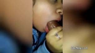 Cute Mexican Teen Sucks My Big Black Cock