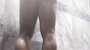 Black Man Post Gym Shower (Part 1)