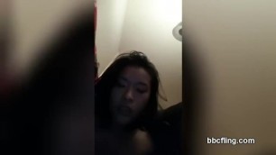 Asian Girl Snaps Her First Black Dick