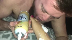 Toe Sucking Foreplay With Whip Cream!