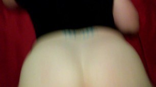 Busty White Girl Moaning and Loving My Dick