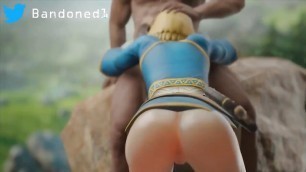 Princess Zelda Sucking A Big Black Cock