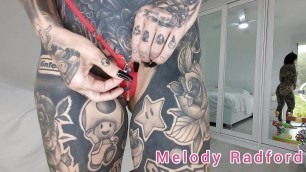 Black and Red Zipper Tiny Micro Bikini Try On Haul Melody Radford Onlyfans