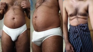 Handsome uncle underwear and Black Cock